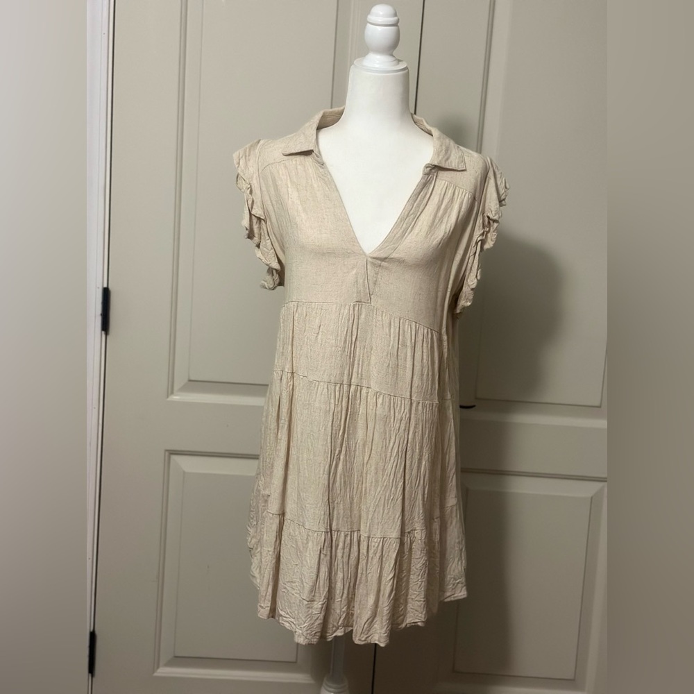 Umgee Cream Textured Fabric Top